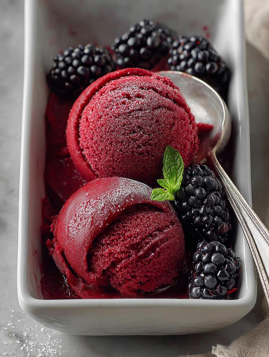 Blackberry Sorbet