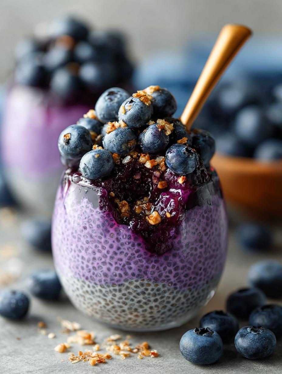 Blueberry Chia Pudding: 5 Reasons to Love This Healthy Treat - Blueberry Chia Pudding - additional detail