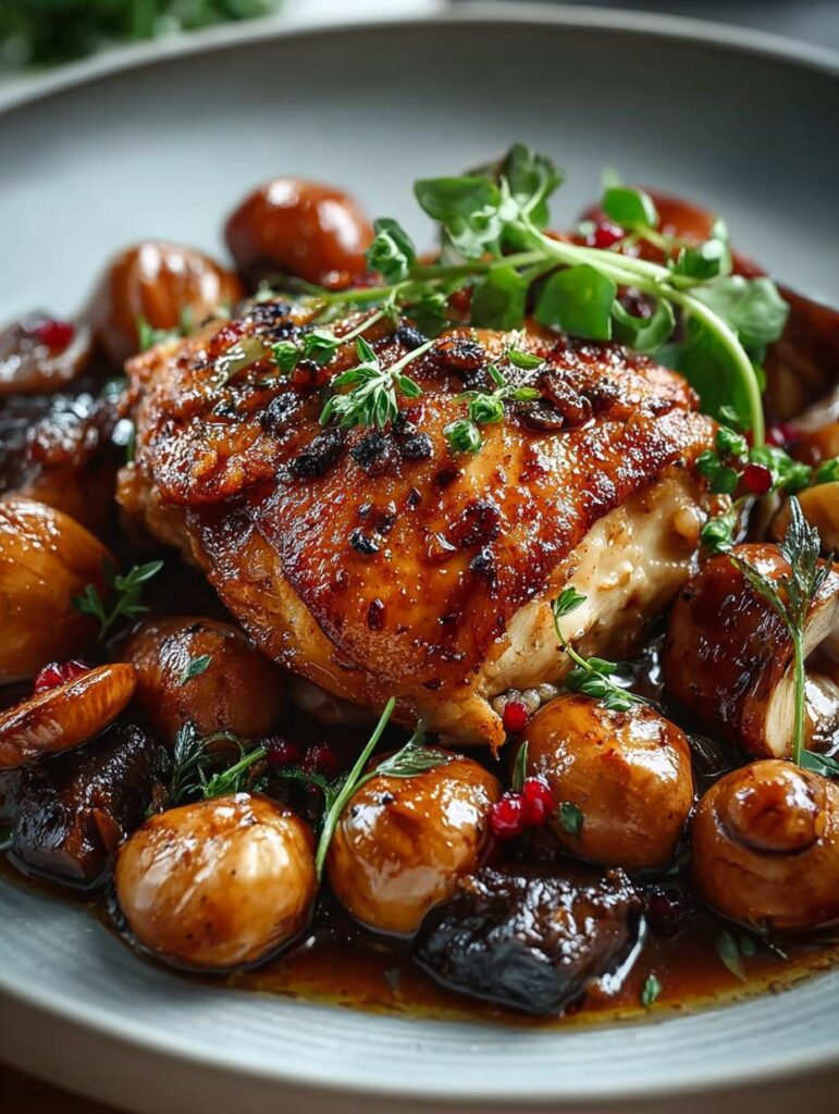 Braised Chestnut Chicken