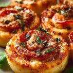 Cheesy Pepperoni Pizza Pinwheels: 12 Delightful Bites 4 Cheesy Pepperoni Pizza Pinwheels