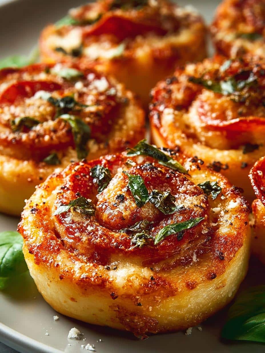 Cheesy Pepperoni Pizza Pinwheels: 12 Delightful Bites 1 Cheesy Pepperoni Pizza Pinwheels