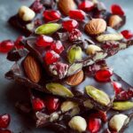 Chocolate Pomegranate Nut Bark