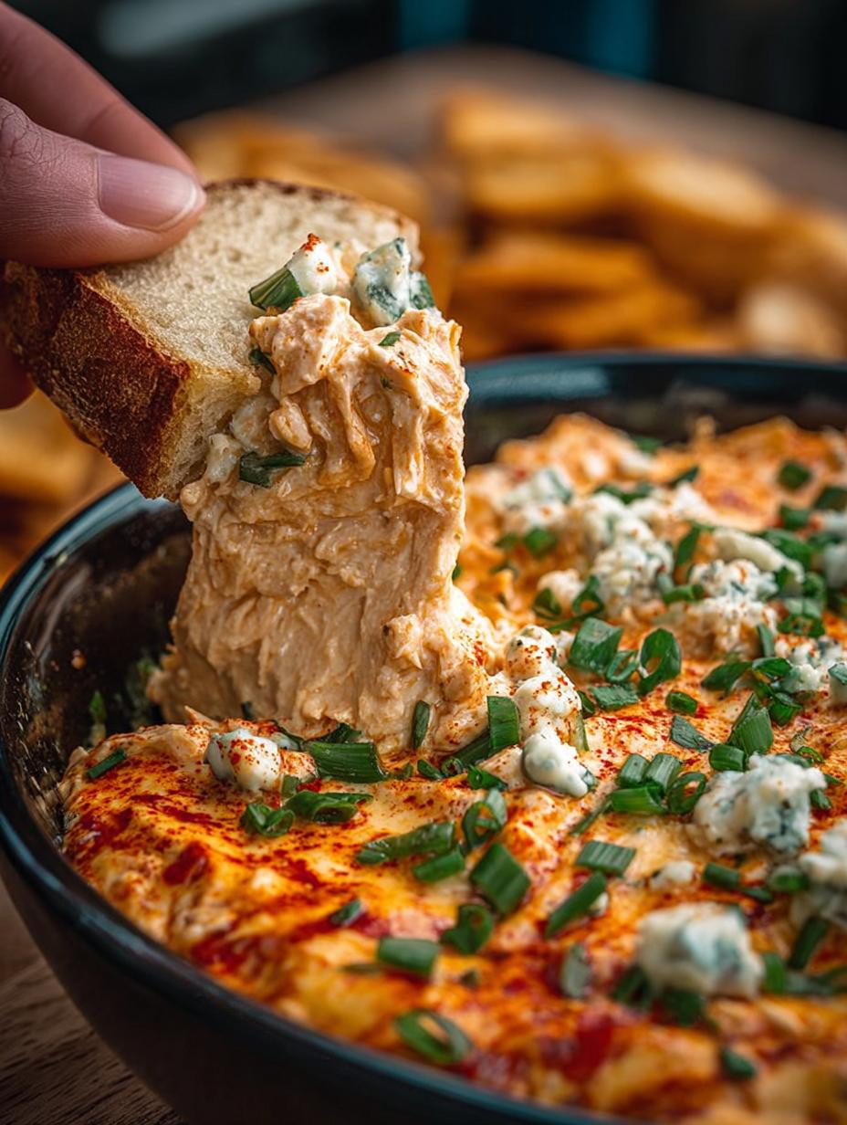 Crockpot Buffalo Chicken Dip: 6 Simple Ingredients Needed - Crockpot Buffalo Chicken Dip - additional detail