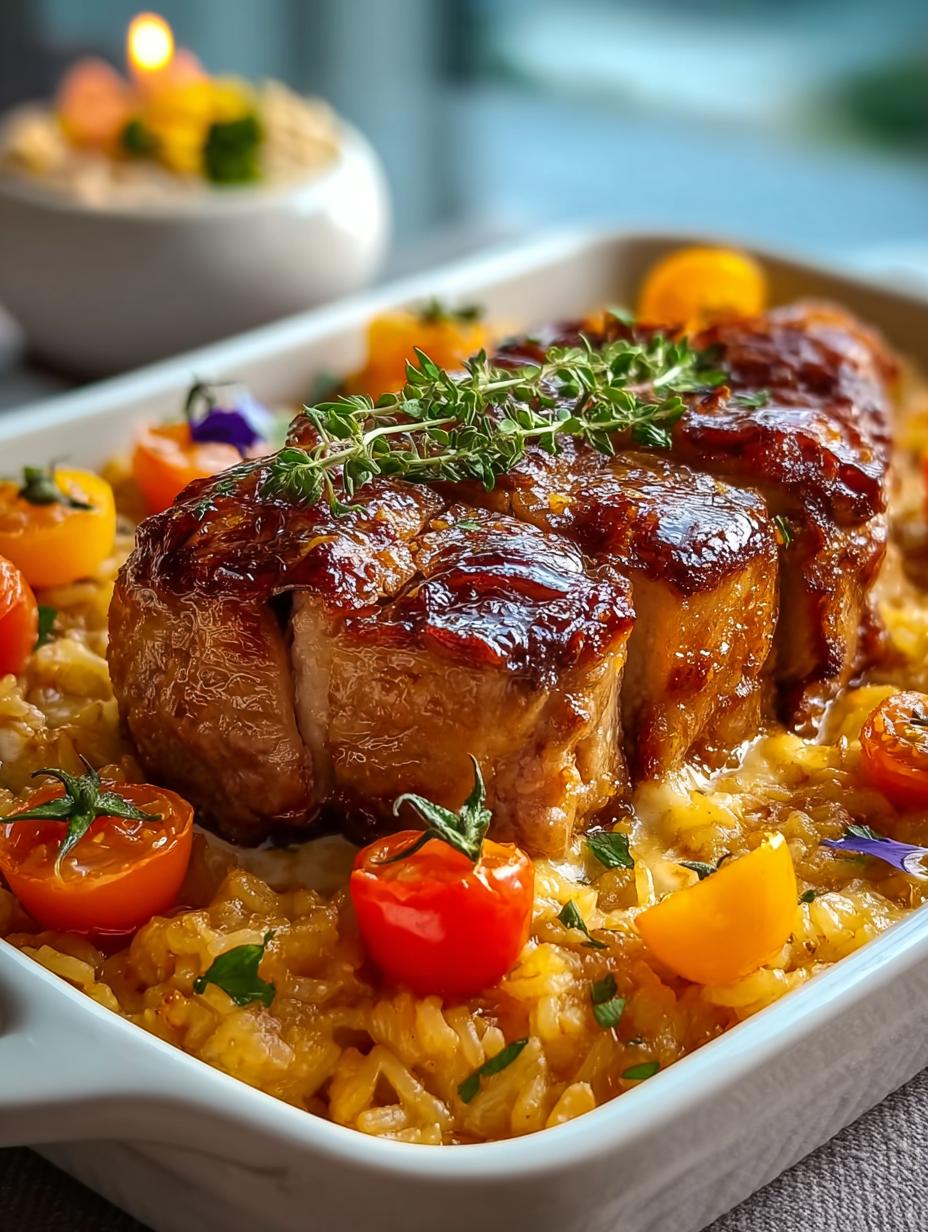 Indulge Macau Style Baked Portuguese Chicken Rice Recipe - Indulge Macau Style Baked - main visual representation