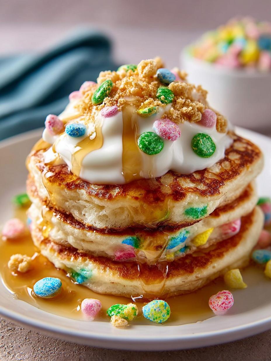 Delicious Lucky Charms Pancakes: 10-Minute Recipe - Lucky Charms Pancakes - main visual representation