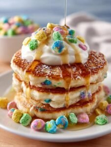 Lucky Charms Pancakes