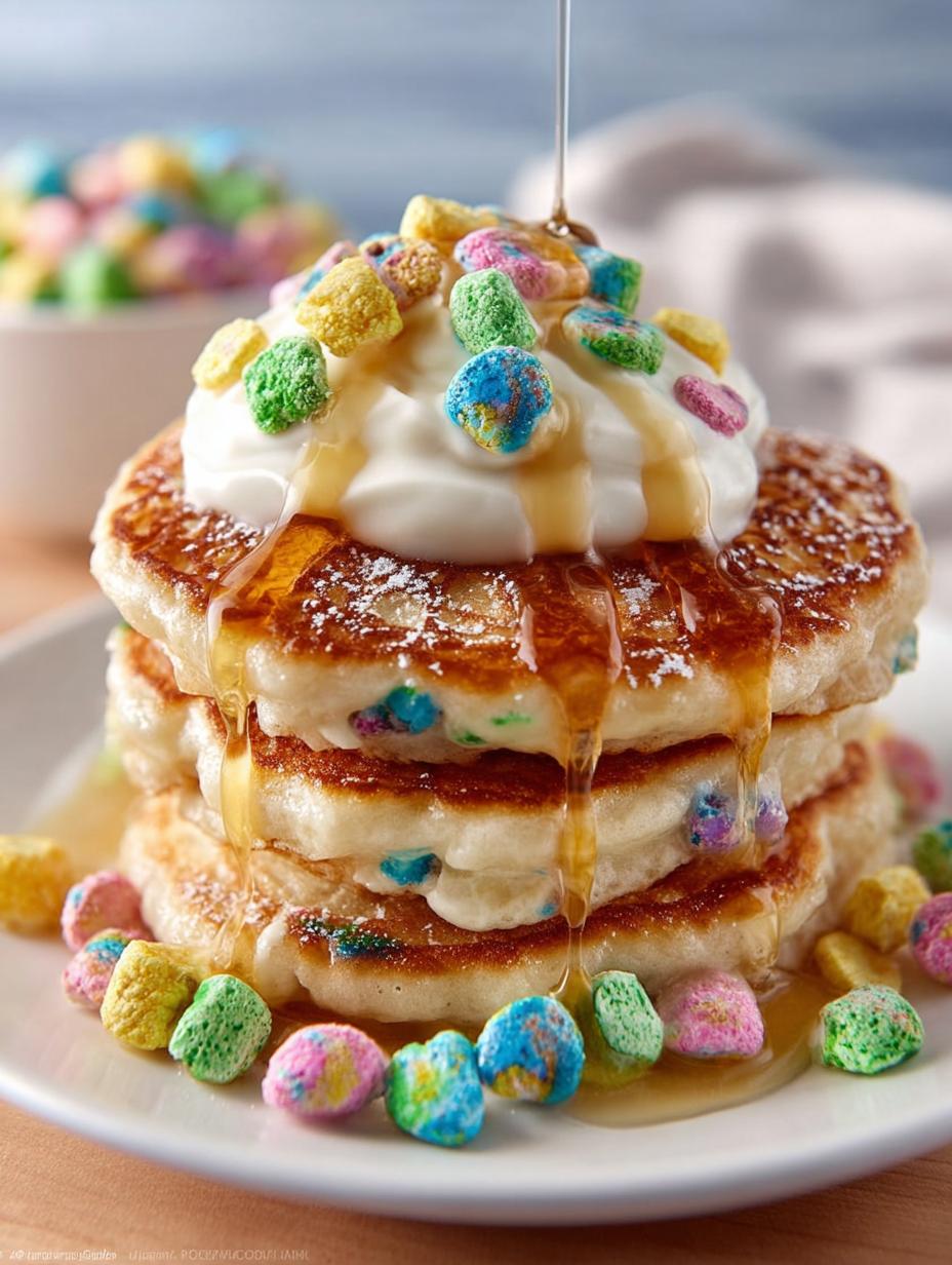 Lucky Charms Pancakes