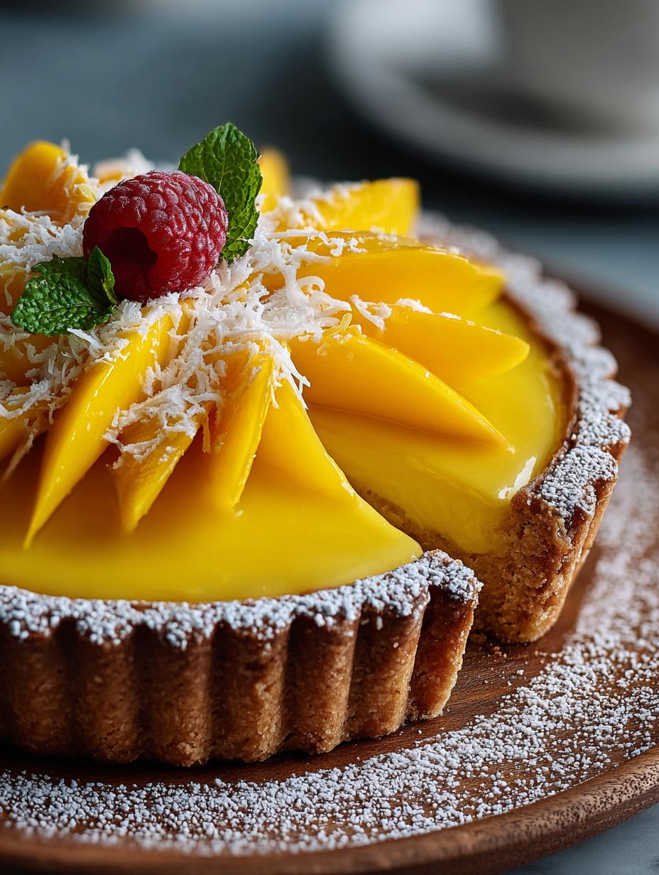 Mango Curd Tart: 5 Irresistible Reasons to Make It Today - Mango Curd Tart - main visual representation