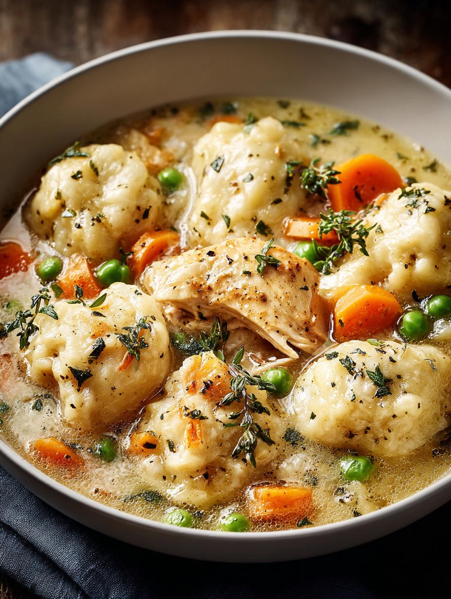 One Pot Chicken Dumpling Soup for Cozy Evenings 3 One Pot Chicken Dumpling Soup for Cozy Evenings - One Pot Chicken Dumpling - additional detail