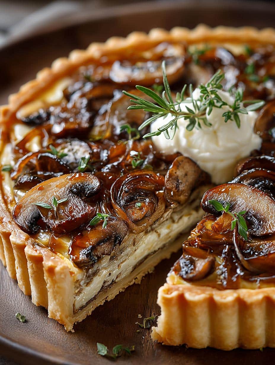 Delicious Onion Mushroom Tart Recipe for Every Occasion 2 Delicious Onion Mushroom Tart Recipe for Every Occasion - Onion Mushroom Tart - main visual representation