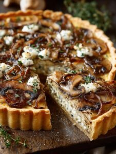 Onion Mushroom Tart