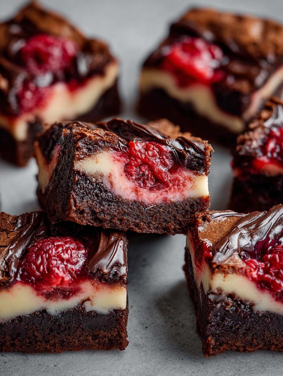 Raspberry Cheesecake Brownies: 10 Decadent Layers of Flavor - Raspberry Cheesecake Brownies - main visual representation
