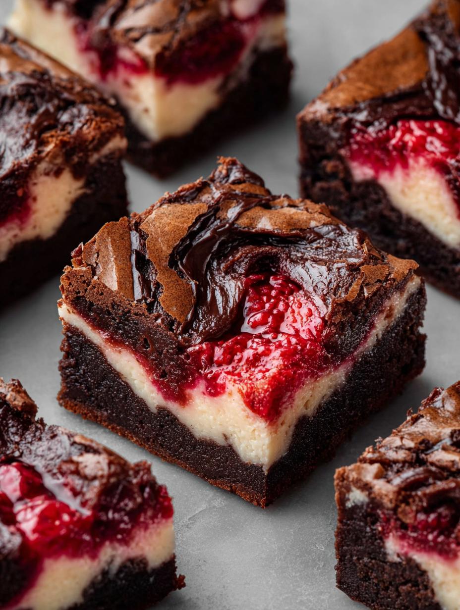 Raspberry Cheesecake Brownies: 10 Decadent Layers of Flavor - Raspberry Cheesecake Brownies - additional detail
