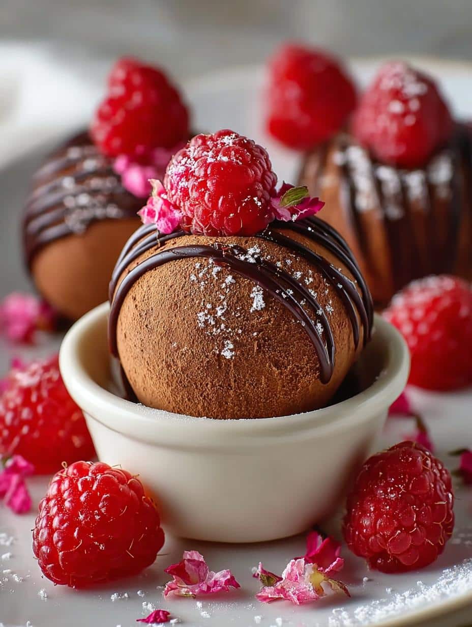 Raspberry Chocolate Truffle: 13 Steps to Decadent Bliss - Raspberry Chocolate Truffle - main visual representation