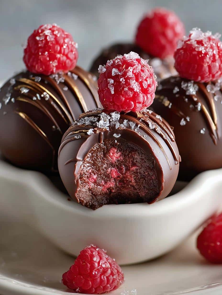 Raspberry Chocolate Truffle: 13 Steps to Decadent Bliss - Raspberry Chocolate Truffle - additional detail