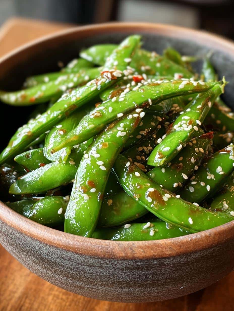 Savor 10-Minute Sesame Ginger Snap Peas Delight 3 Savor 10-Minute Sesame Ginger Snap Peas Delight - Sesame Ginger Snap Peas - additional detail