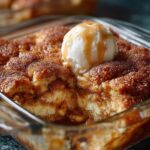 Snickerdoodle Apple Cobbler with