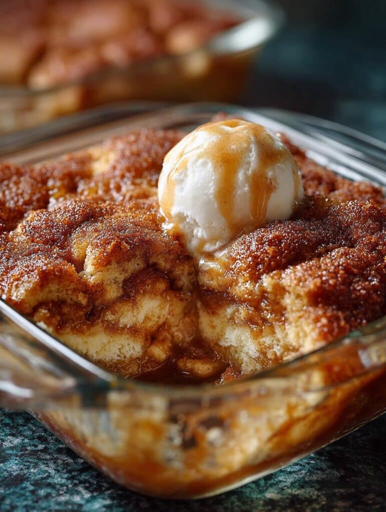 Snickerdoodle Apple Cobbler with