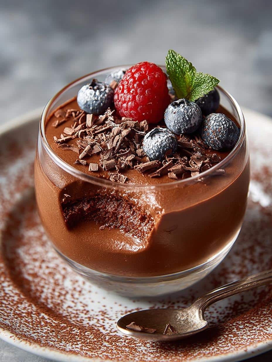 Vegan Chocolate Mousse with