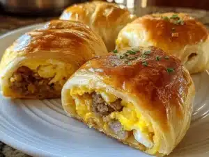 Freshly baked breakfast rolls with a golden crust