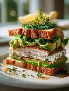 Honey Mustard Turkey Avocado 3 Honey Mustard Turkey Avocado sandwich with fresh ingredients