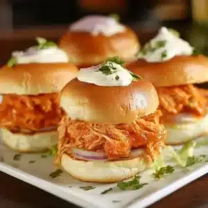 Delicious array of irresistible sliders on a wooden platter