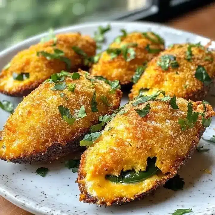 Jalapeño Poppers 1 Delicious homemade jalapeño poppers with cheese filling and crispy coating.