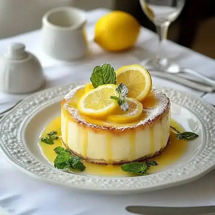 Lemon Desserts 1 A selection of mouth-watering lemon desserts displayed elegantly.