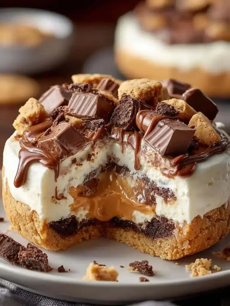 Delicious Reeses Cheesecake Cookie Delight dessert photo