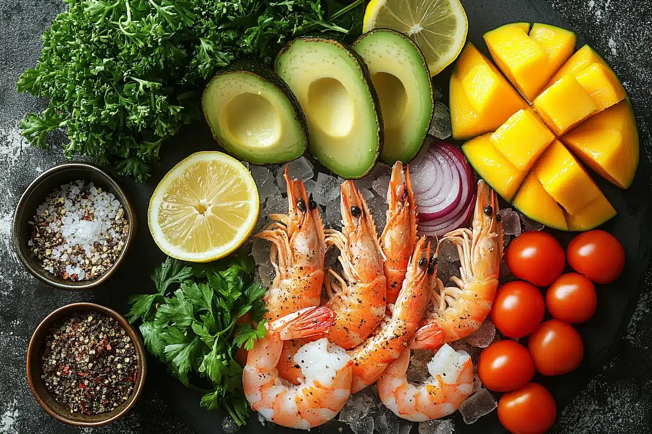 Aussie Prawn Salad ingredients