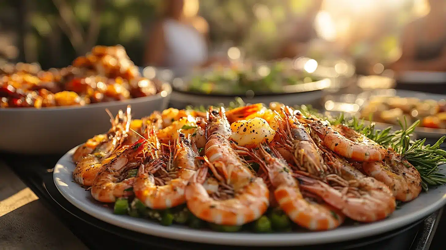 Aussie Prawn Salad lifestyle scene