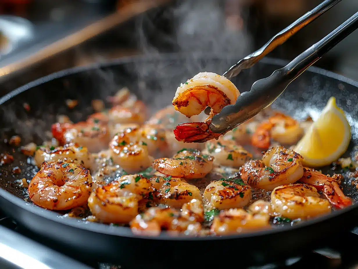 Aussie Prawn Salad preparation process