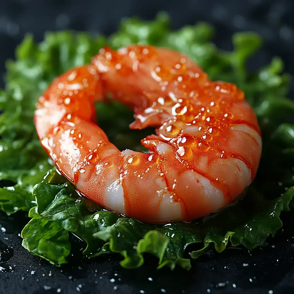 Aussie Prawn Salad close-up texture