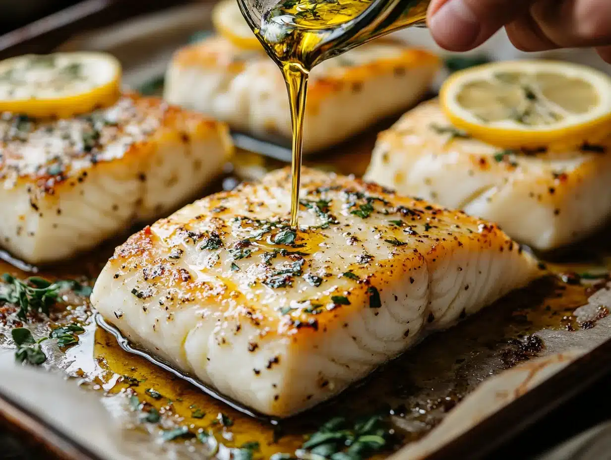 Baked Halibut preparation process