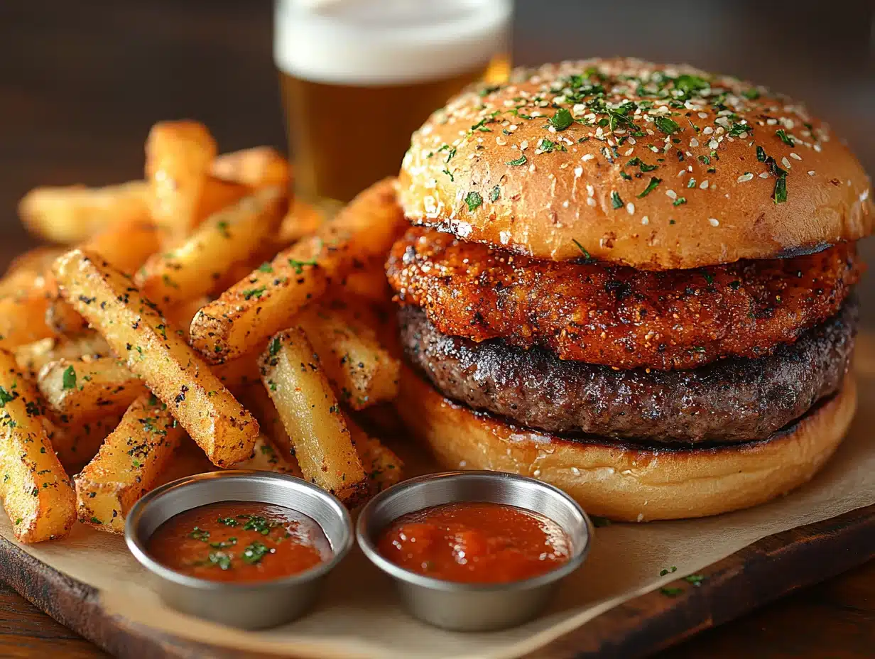 Beef Tallow Fries serving suggestion