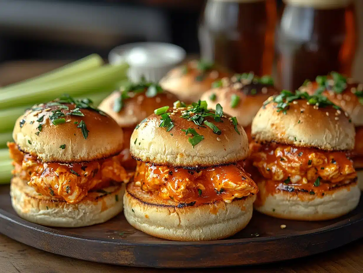 Buffalo Chicken Sliders serving image