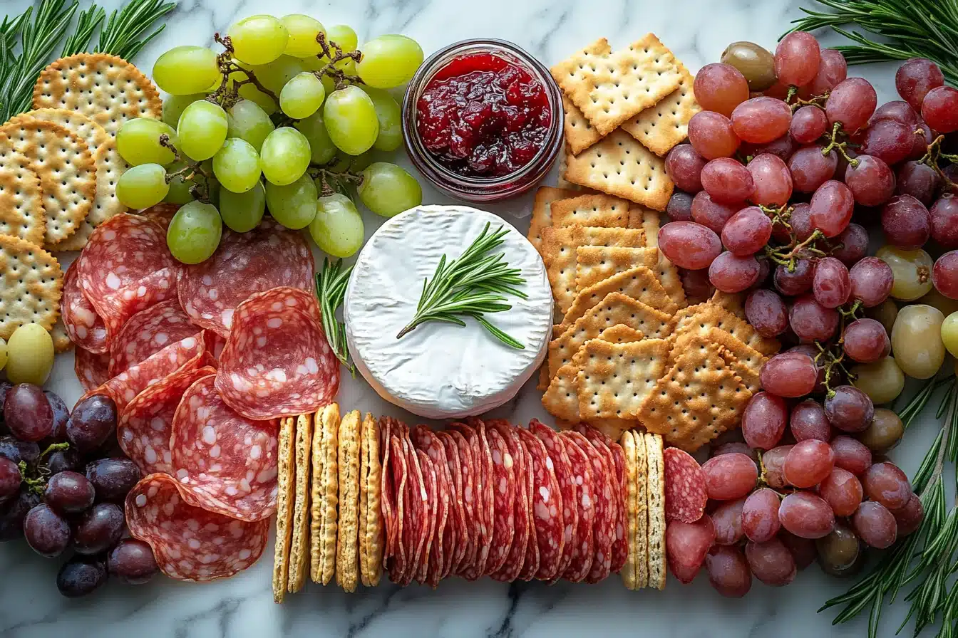Charcuterie Wreath ingredients image
