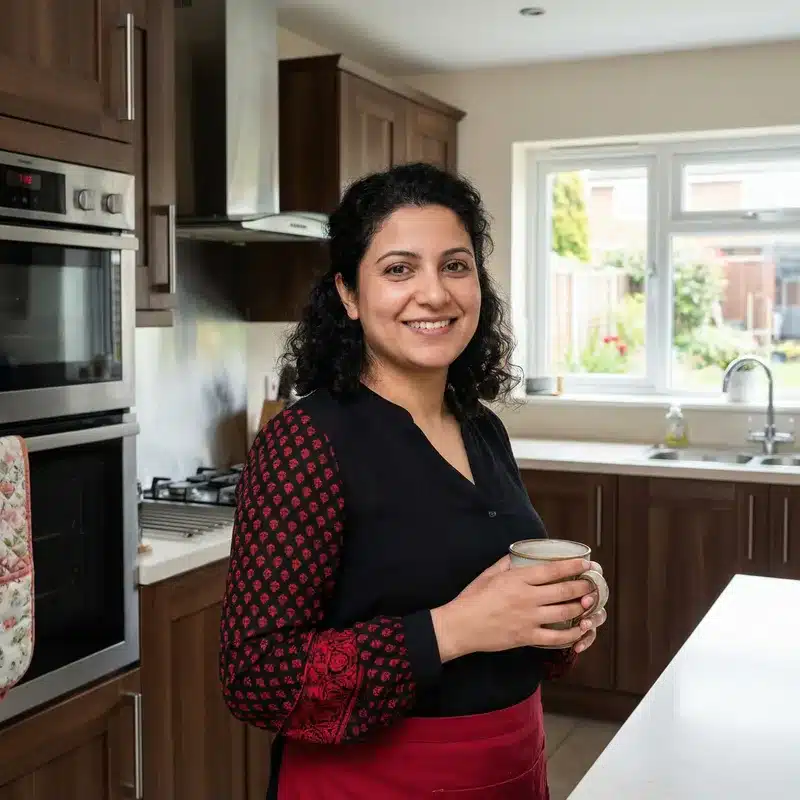 Chef Anna in her kitchen at Chef Johns Gourmet