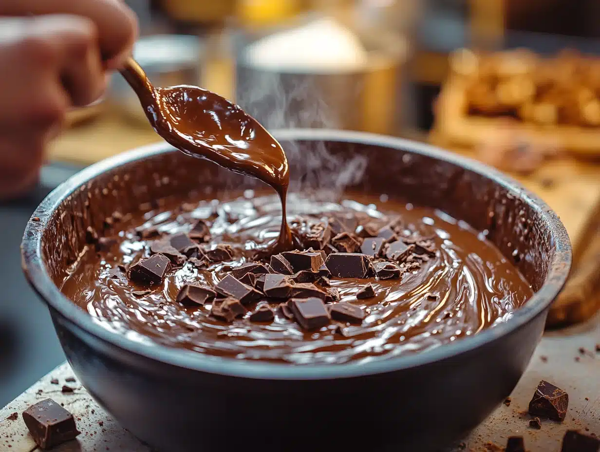 Chocolate Fondue process image