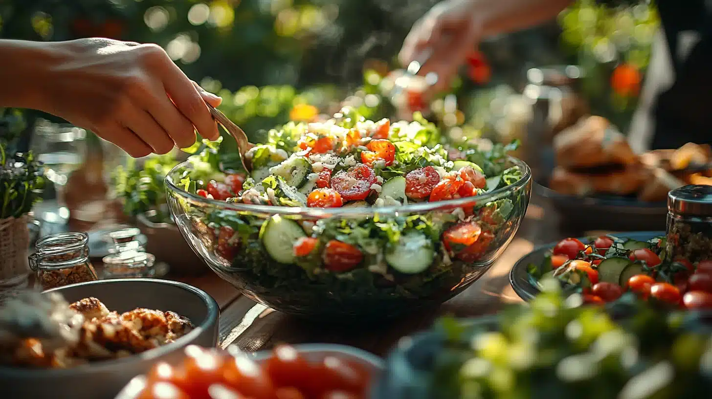 Cucumber Caesar Salad Refreshing 8 Cucumber Caesar Salad lifestyle image