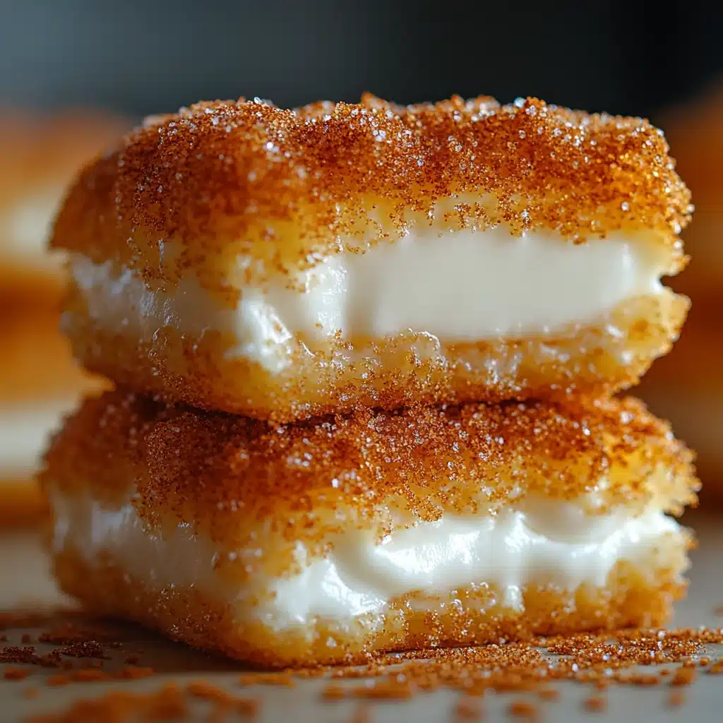 Cross-section of fried milk showing crispy exterior and creamy custard interior