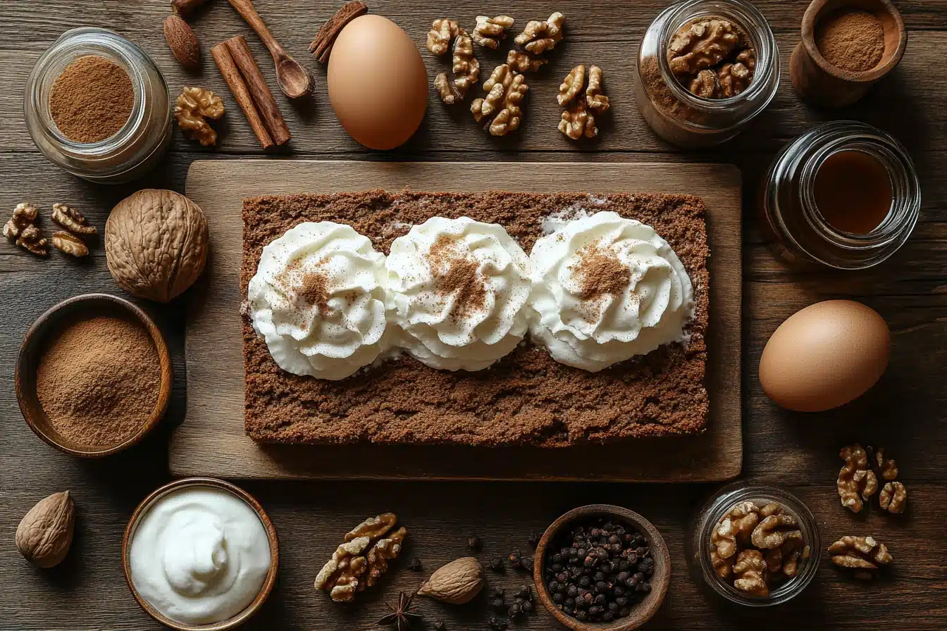 Gingerbread Trifle ingredients image