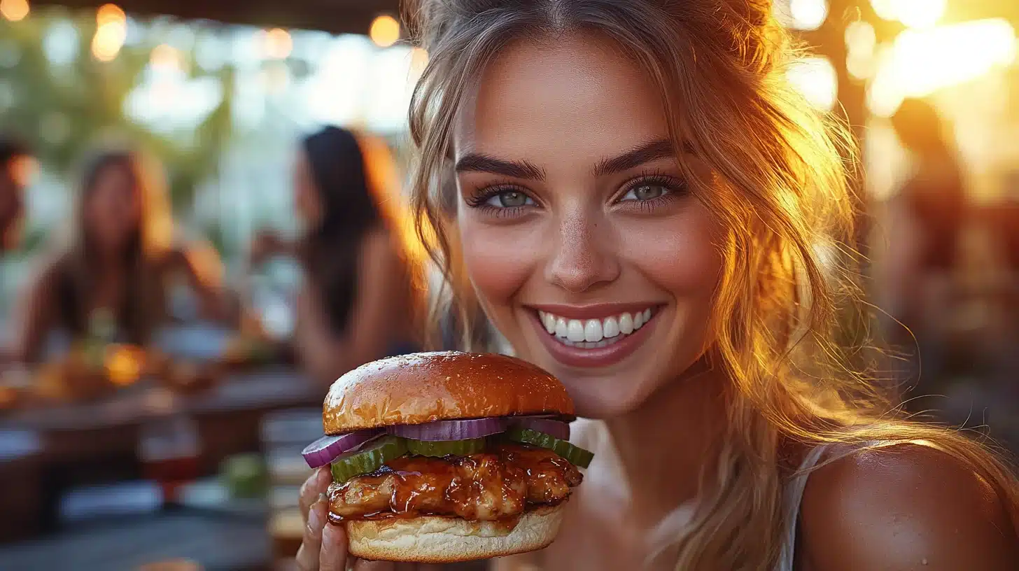 Hot Honey Chicken Sliders lifestyle image