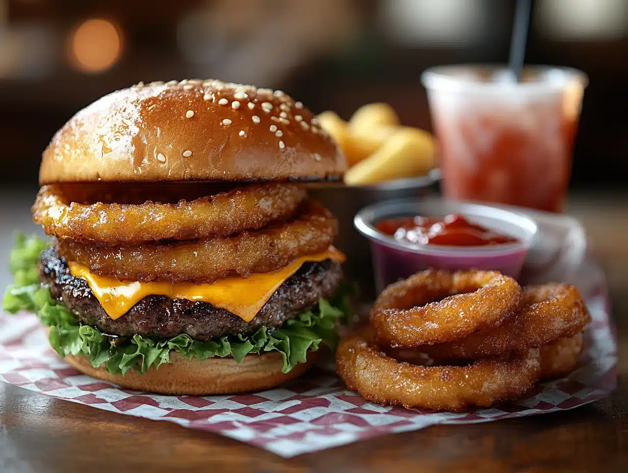 Cheesy Crunchy Onion Rings serving image