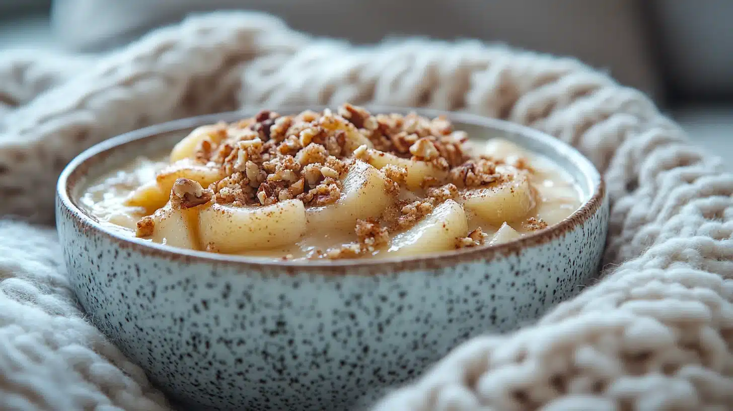 Pear Hazelnut Crumble lifestyle image