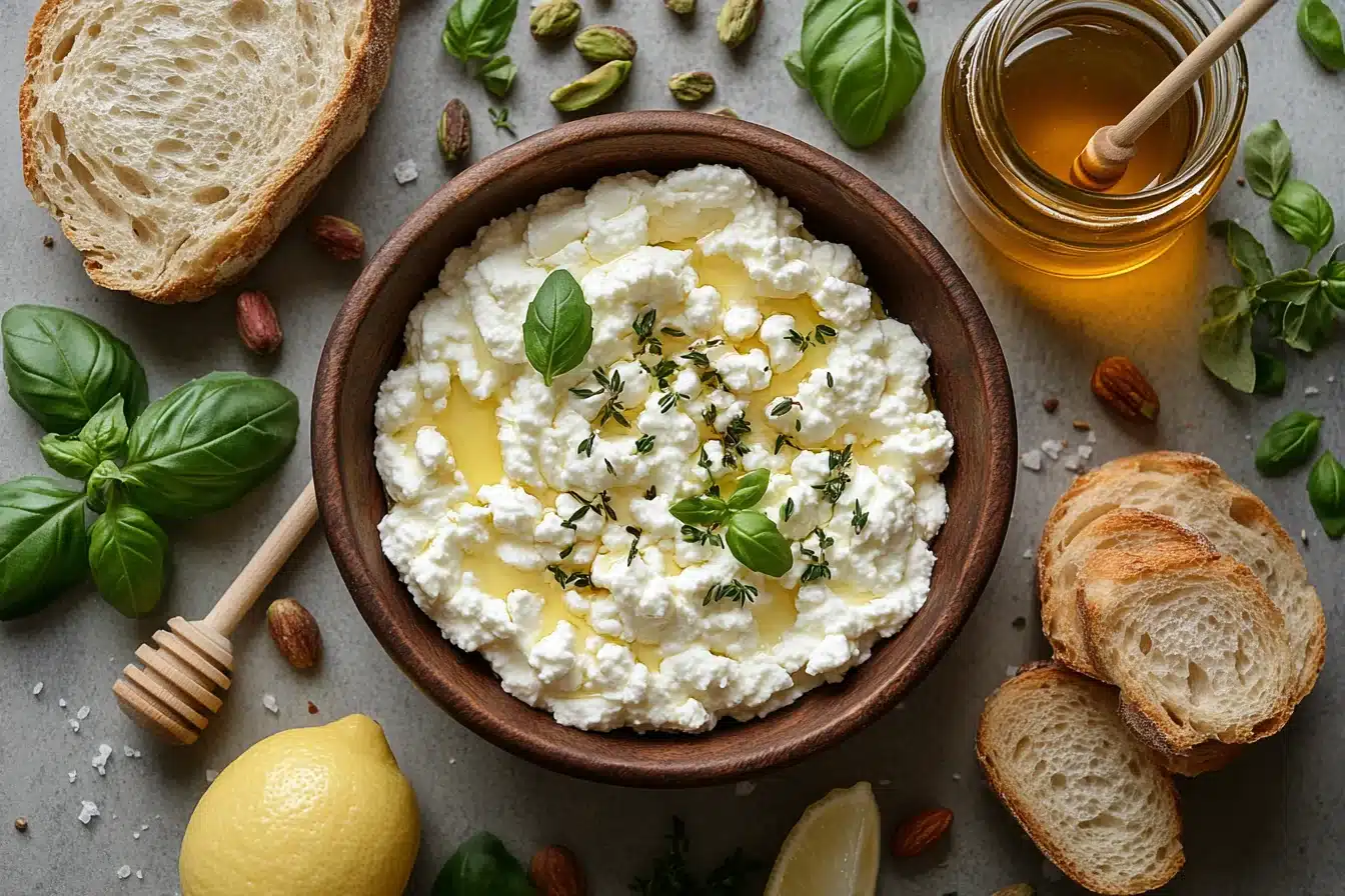 Ricotta Pistachio Honey Bites ingredients image