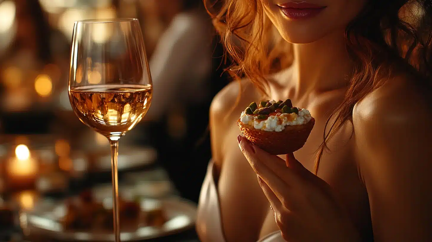 Ricotta Pistachio Honey Bites lifestyle image
