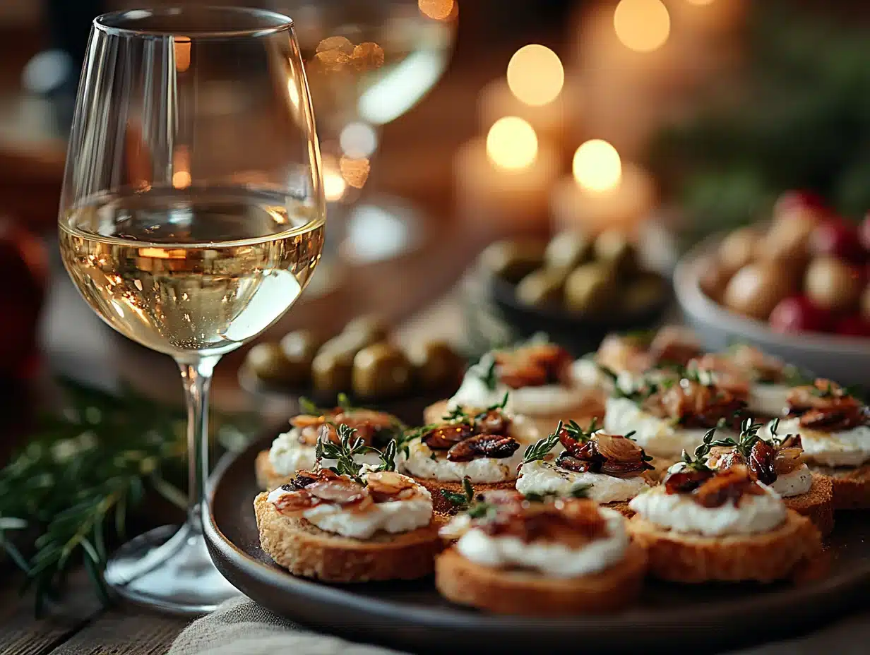 Sardine Goat Cheese Crostini serving image