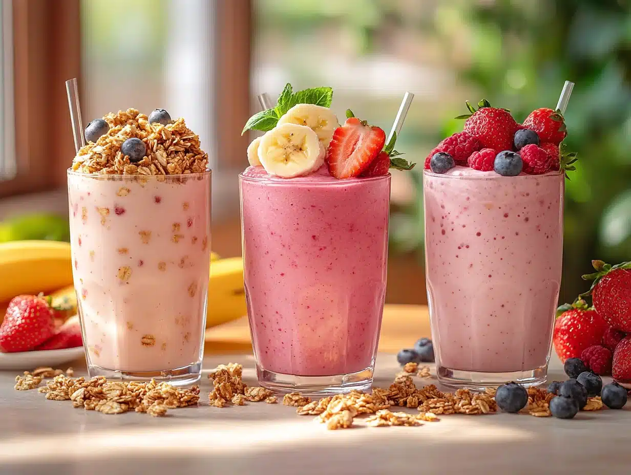 Strawberry Banana Smoothie serving image