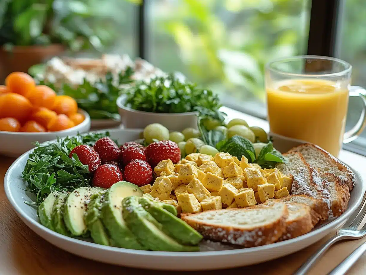 Vegan Tofu Scramble serving suggestion